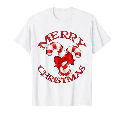 Yellow House Outlet: Merry Christmas Candy Canes T-Shirt